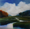 "Marsh with Rising Clouds"